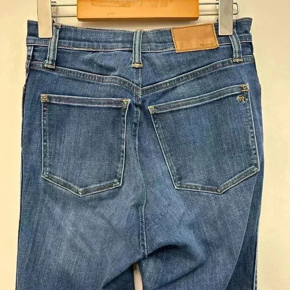 Madewell 10" High-Rise Skinny Jeans in Bradshaw Wash Women's Size 28 - Picture 12 of 15
